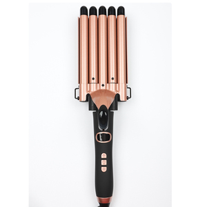 เครื่องม้วนผมแบบมืออาชีพ 5 หัว <span class=keywords><strong>ม้วน</strong></span>ลอนลึก เซรามิก ทัวร์มาลีน แบบสามท่อ ร้อนเร็ว สำหรับทำลอนชายหาด - Product Image 1