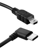 Cable de Control en Ángulo Recto Tipo-C/USBC a Mini-USB de Alvin's Cables para DJI SC2 RS2 RS3 RS3 Mini RS4, Cable Run Stop para Canon 6D