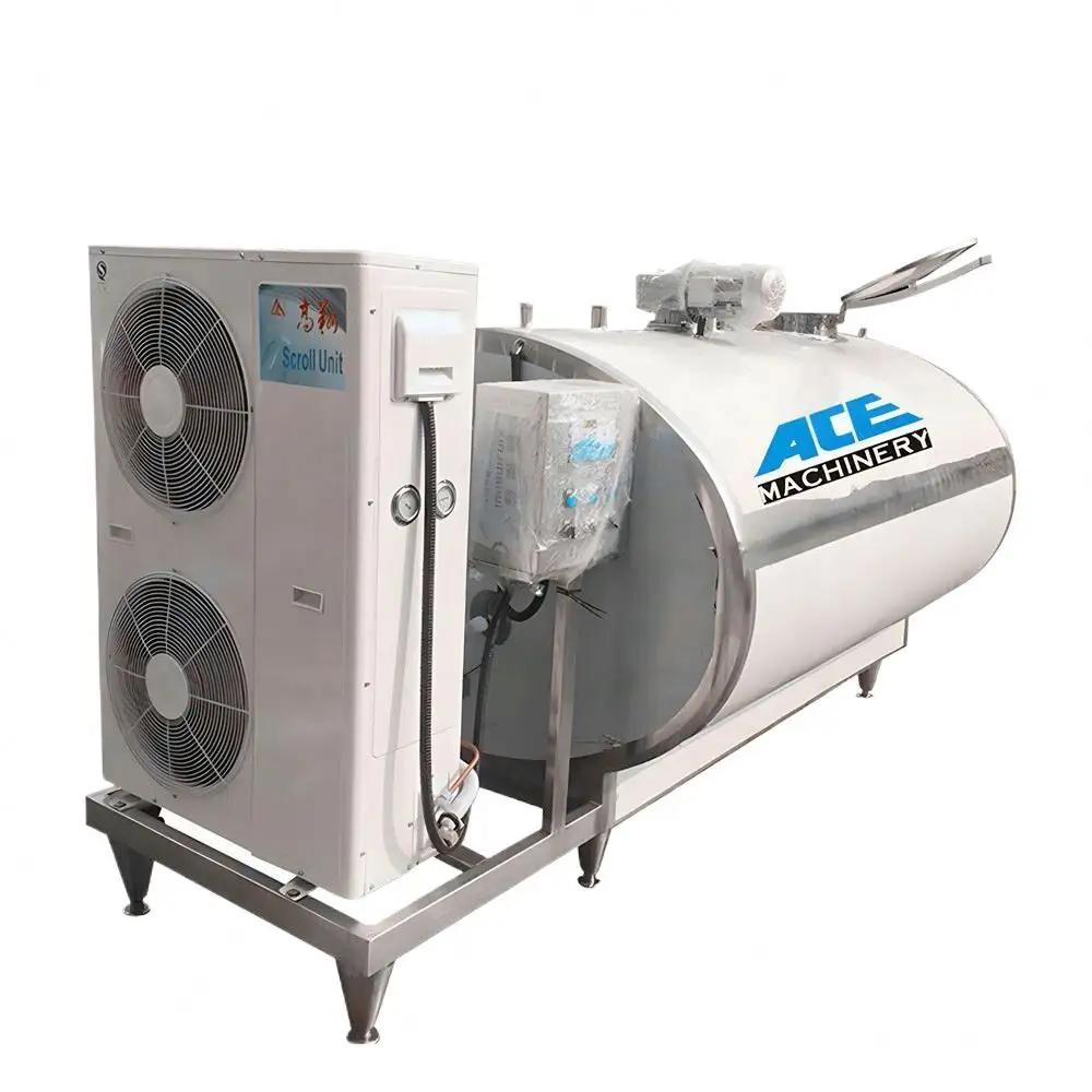 Ace 100L 200L 300L 500L 1000L 2000L Ice Cream Cooler Milk Juice Cooling Chilling Machine
