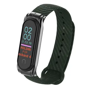 ODM houden mi 430210 serie olijf groene kleur lichtgewicht mi band4 siliconen vervanging band voor xiaomi