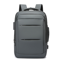 Mochila Antirrobo para Portátil con Bloqueo de Contraseña, Carga Externa, Resistente a Impactos, para Negocios, Viajes y Desplazamientos con USB