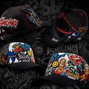 Cappello da Baseball Snapback Personalizzato con Ricamo 'Rude Awakening Jesus Saves Sadboys', Unisex, Nero, con Visiera Curva - Product Image 5