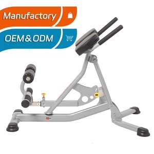 VIGFIT banc d'hyperextension réglable équipement de gymnastique à domicile Hyper <span class=keywords><strong>chaise</strong></span> <span class=keywords><strong>romaine</strong></span> bancs de musculation dos exercice abdominal - Product Image 3