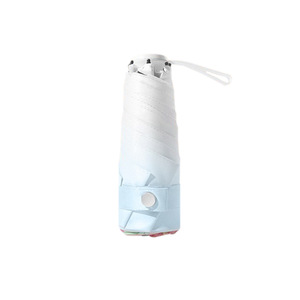 Flower Pattern Five Folding <b>Umbrella</b> 100Cm Alloy Ribs Uv Resistant Sunny And Rainy <b>Umbrella</b> Manual Open Travel Use - Product Image 5