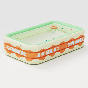 Piscina inflable cuadrada Lan Hua de PVC para jugar al aire libre, diversión acuática para niños y familias - Product Image 2