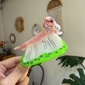 Pinzas de Pelo con Forma de <span class=keywords><strong>Cachorro</strong></span>, Simulación Dulce, Acetato, Brillantes y Elegantes, Accesorios para el Cabello de Niña, Veinte Tipos Diferentes de Pinzas de Pelo con Forma de Perro - Product Image 4