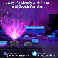 Projecteur LED Laser scintillant de ciel étoilé, avec musique, veilleuse, pour enfants et bébés, livraison directe