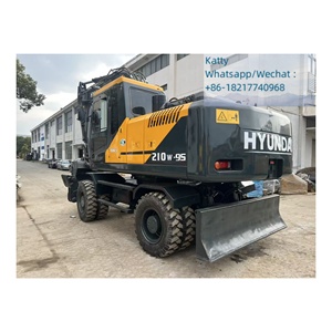 Excavadora de Ruedas Usada Hyundai R210W-9S, Maquinaria de Construcción para Movimiento de Tierras - Product Image 3