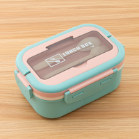 Boîte à lunch Icen A05 en plastique écologique, biodégradable, empilable, multifonctionnelle, portable, chauffable, compatible micro-ondes, sans BPA