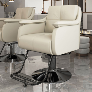 Nouvelles chaises de salon de beauté, chaises de coiffure, mobilier de salon de coiffure, chaise de barbier argentée à prix avantageux - Product Image 6
