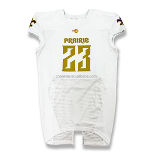Maillot de football américain personnalisé pour adulte, respirant, grande taille, sublimation, manches courtes, unisexe - Product Image 1