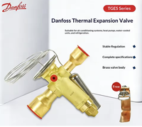 Válvula de Expansión Termostática TGE 067N6167 6TR 21kW para Sistema de Refrigeración R404A/R507A, Conexión ODF, Evaporación Metálica