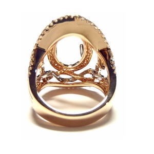 แหวนทองคำขาว 18k ดีไซน์คลาสสิก ประดับเพชรทรงบริลเลียนต์ SI 1-2 เม็ด ฝังแบบ Pave Setting สำหรับงานแต่งงาน งานเลี้ยงฉลองครบรอบ - Product Image 3