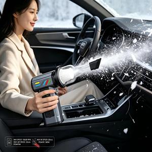 Ventilateur portable USB rechargeable en plastique pour voiture avec LED, idéal pour les cadeaux promotionnels et les offres « Early Bird » - Product Image 1
