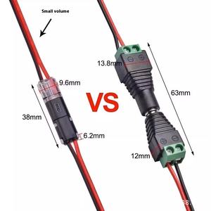 D2 Kabelverbinder 2-polig Steckbar Schnellverbinder Nicht Abisoliert Schnelle Elektrische Kabelklemme LED-Beleuchtung Kabelverbinder - Product Image 3