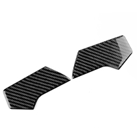Autocollant en fibre de carbone véritable pour Ford Mustang GT 2024 2025 Garniture intérieure de luxe LHD RHD Accessoires de tableau de bord de voiture