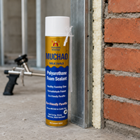 Adhésif mousse polyuréthane A12 300ml, expansion 55x, longueur de remplissage 30m, qualité A1, pistolet à mousse, double usage, pour l'étanchéité des joints de portes et fenêtres