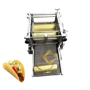 Mexico Taco Roller Persmachine Gietijzeren Apparatuur Taco Duitse Elektrische Aluminium Bloem Knapperige Maïs Tortilla Maker