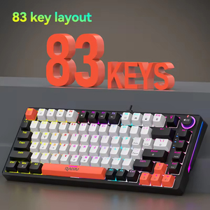 GK83 83 Key Mechanical Gaming <b>Keyboard</b> True Mechanical Switch RGB Backlit Dual Stage Stand Detachable Cable for PC Esports - Product Image 6