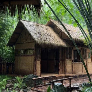 مخصص OEM ODM محاكاة Hawaii النخيل الاصطناعية البلاستيك محاكاة القش - Product Image 4