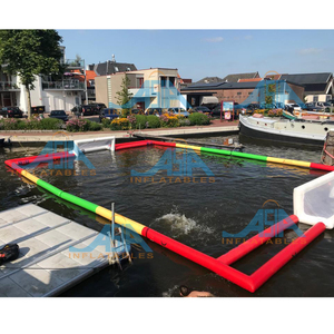 Campo da Pallanuoto Gonfiabile Galleggiante in PVC Grande per Vendita Diretta dalla Fabbrica / Campo da SUP <span class=keywords><strong>Polo</strong></span> / Pallanuoto da Spiaggia con Porta - Product Image 1