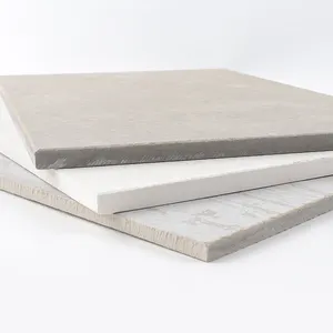 Panel de pared Exterior de cemento de fibra reforzada, revestimiento a prueba de clima, materiales de revestimiento Exterior