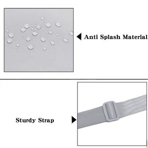 Sac bandoulière pour femme, couleur unie, polyester, fermeture éclair, pliable, extensible, respirant, imperméable, antivol, sac d'extérieur - Product Image 3