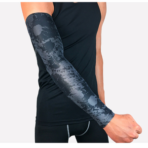 Unisex donna uomo nero Graffiti sublimazione <span class=keywords><strong>Tatoo</strong></span> rapido raffreddamento a secco ciclismo stampa Muslim sport maniche braccio - Product Image 5