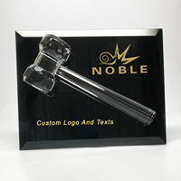 Noble fabricant juge Justice cristal verre marteau sport cadeau personnalisé personnalisé gravé Logo trophée prix artisanat Plaque