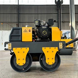 Rodillo Vibratorio para Carreteras de Nuevo Diseño, Mini Rodillo de Asfalto de Doble Tambor - Product Image 2