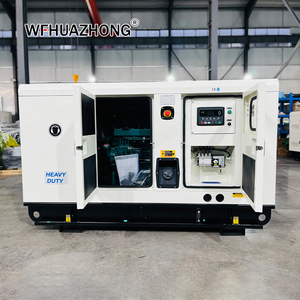 Grupo Electrógeno Diésel Insonorizado Huazhong con Control Automático ATS y Cubierta Impermeable para Uso en Exteriores - Product Image 2