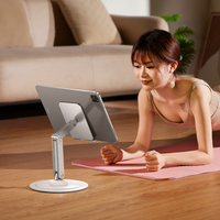 FEIXIANG X98 Support de téléphone en aluminium réglable et pliable à 360 degrés pour le bureau et le lit