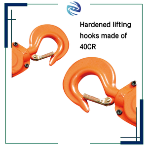 Pabrik kustom 40Cr kait logam campuran peralatan berat alat bergerak Manual dioperasikan rantai kerekan untuk penggunaan industri tangan rantai Manual - Product Image 3