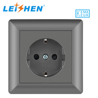 Prise murale Schuko simple standard européenne 16A 250V, une prise de courant encastrée, prise électrique murale pour la maison, certifiée CE
