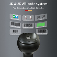 Escáner de Códigos de Barras 2D HC-700, Lector USB Portátil de Códigos EAN13, PDF417 y QR para Windows, Mac y Linux, Disponible en Stock