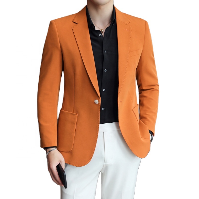 Shop Men's Casual Solid Color Business Suits