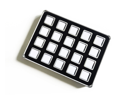 Boîte en métal en argent20pcs