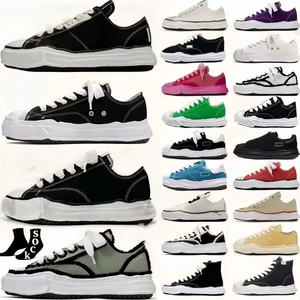 2026 New <b>Top</b> Original Luxury Designer Sneakers Men's Mmy Low Canvas Black Men's Shoes Casual Maison MIHARA YASUHIRO MMY Shoes - Product Image 1
