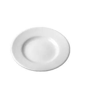 Chaoda-plato de porcelana de 5 pulgadas, soporte de tazas de vidrio, vajilla de restaurante, platos de porcelana blanca, soporte de postre, plato pequeño para aperitivos