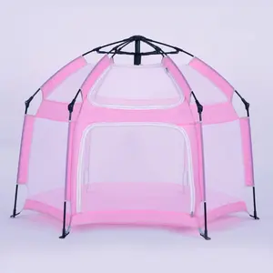Tenda lipat tenda anak-anak grosir, tenda jala anti nyamuk, tenda luar ruangan, dalam ruangan, tenda lipat