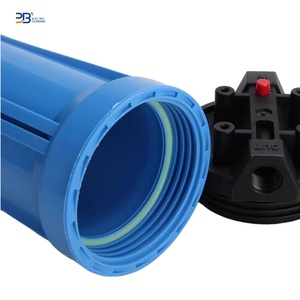 1/2 "3/4" 1 "đồng thau/nhựa đầu vào/Đầu ra cổng màu xanh/trong suốt/Trắng 4.5" x <span class=keywords><strong>10</strong></span> "3 giai đoạn lớn màu xanh hệ thống lọc nước - Product Image 3