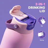 Bouteille d'eau isotherme en acier inoxydable de 32 oz et 40 oz, personnalisable avec logo et couleur, pour le sport et l'extérieur, avec couvercle à clapet.