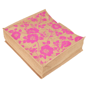 Bolsas de Compras de Yute con Estampado Moderno y Bonito Asa de Mimbre, Bolsa Grande para Compras Hecha en India, Bengala Occidental - Product Image 5