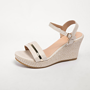 Women Wedge Open-Toe Thick-Soled Sandals Summer New European American Style <b>Large</b> Platform Roman Sandals - Product Image 6