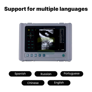 Échographe vétérinaire portable entièrement numérique T1 avec sonde linéaire rectale 6,5 MHz <span class=keywords><strong>pour</strong></span> grands animaux - Product Image 2