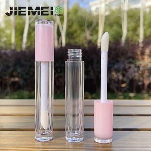 JIE MEI prix d'usine 5ML grande brosse bouteille de brillant à lèvres vente en gros d'huile à lèvres cosmétique tube de teinte pour les lèvres conteneur avec logo personnalisé - Product Image 2