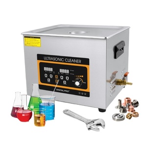 Nettoyeur à ultrasons industriel ODM 10L multifréquence <span class=keywords><strong>pour</strong></span> pièces CNC, engrenages, roulements, soupapes, injecteurs de carburant, pièces de turbo, pompes - Product Image 1