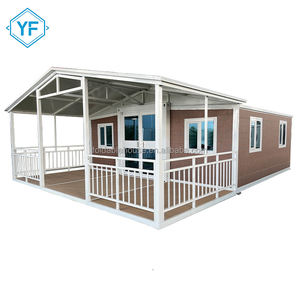 Casa Contenedor Expandible de 20 pies, Prefabricada, Plegable, Modular, con 2 Dormitorios y Baño, con Terraza y <span class=keywords><strong>Techo</strong></span> de Terraza - Product Image 1