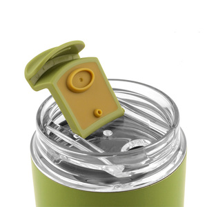 Bán Sỉ Cốc Cà Phê Cách Nhiệt Hai Lớp Logo Theo Yêu Cầu Cốc Cà Phê Để Đi Du Lịch Chân Không - Product Image 4