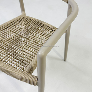 Silla de Patio para Exteriores, Silla de Comedor para Restaurante, Muebles de Bistro, Silla de Jardín de Mimbre y Ratán para Exteriores - Product Image 4